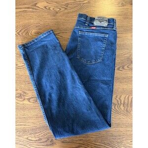 Wrangler Men's Carpenter Jeans Size 36x34, Blue, Straight Leg